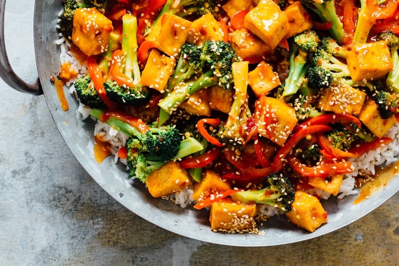 Poke au tofu Kung Pao